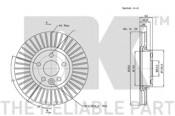 Disc frana 3