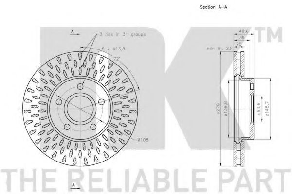 Disc frana 3