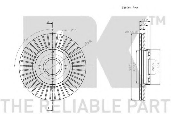 Disc frana 3