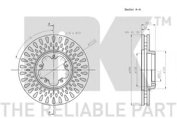 Disc frana 3