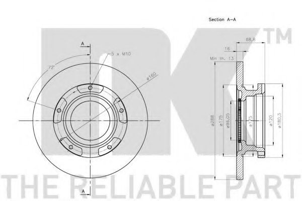 Disc frana 3