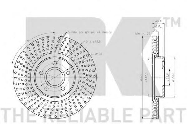 Disc frana 3