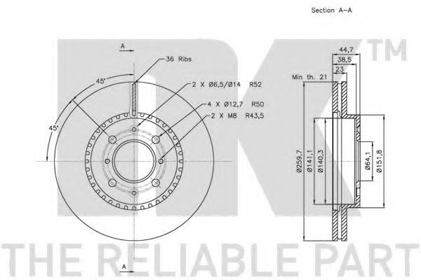 Disc frana 2