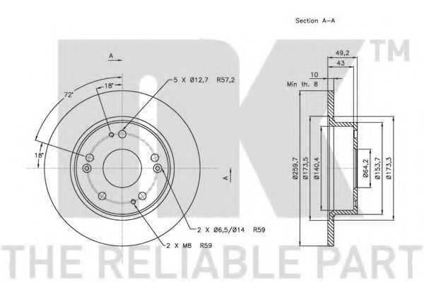 Disc frana 3
