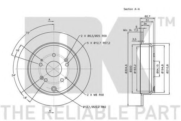 Disc frana 3