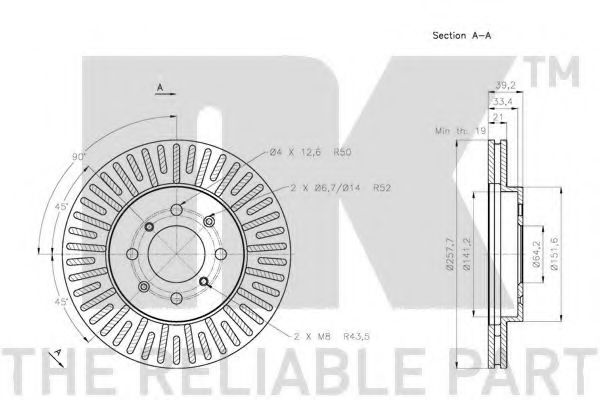 Disc frana 3
