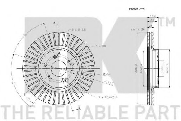 Disc frana 3