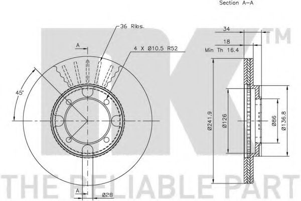 Disc frana 2