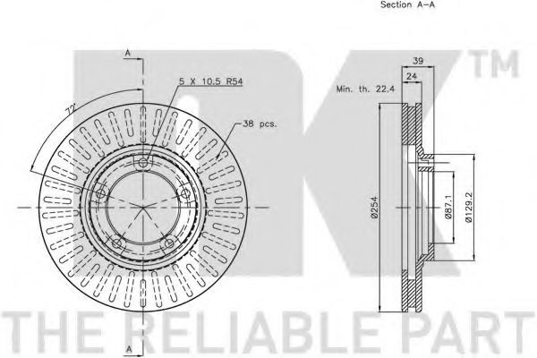 Disc frana 3