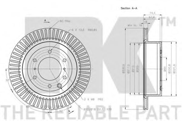 Disc frana 3