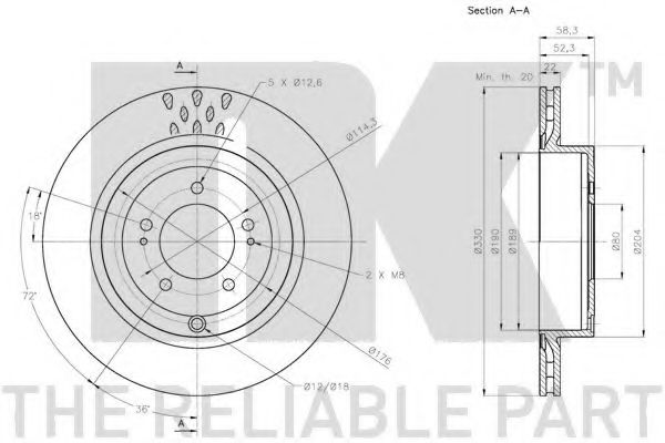 Disc frana 3