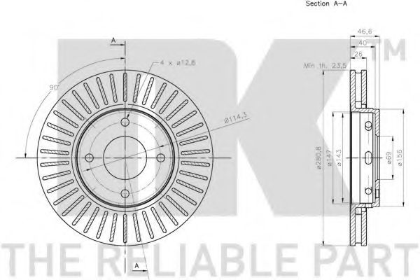 Disc frana 3
