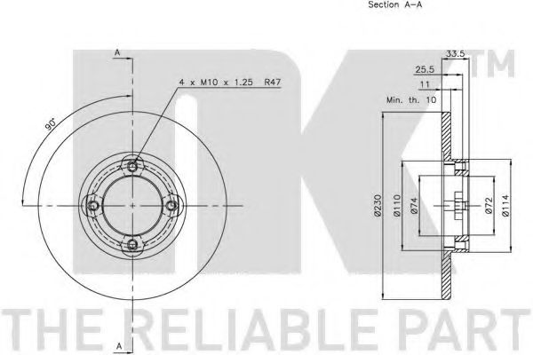 Disc frana 2