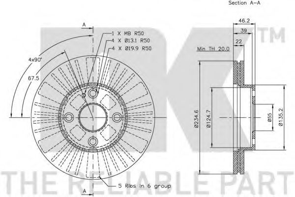 Disc frana 3