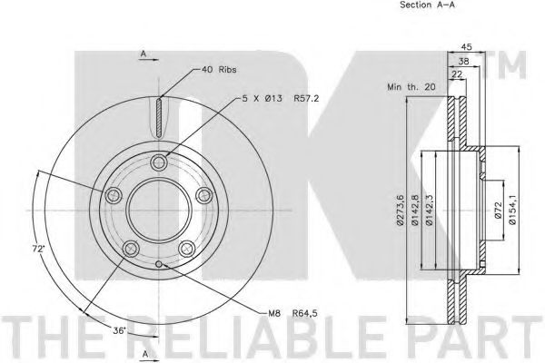 Disc frana 2