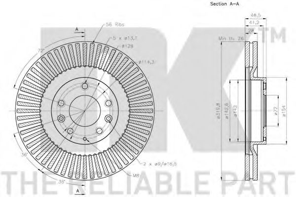 Disc frana 3