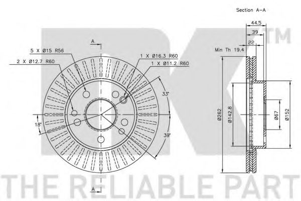 Disc frana 3