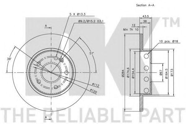 Disc frana 3