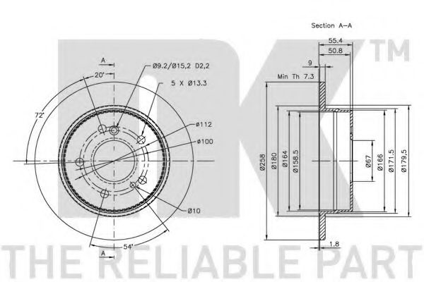 Disc frana 3