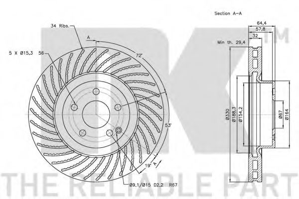 Disc frana 2