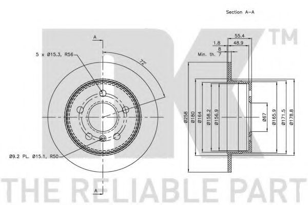 Disc frana 3