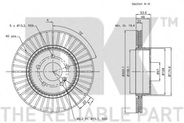 Disc frana 3