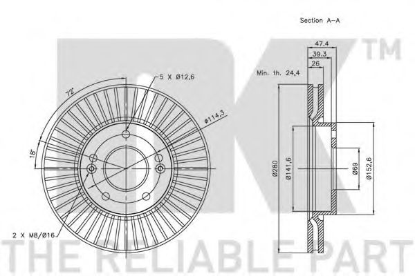 Disc frana 2