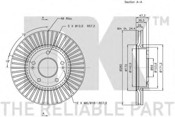 Disc frana 3
