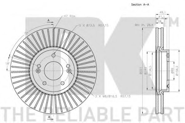 Disc frana 3