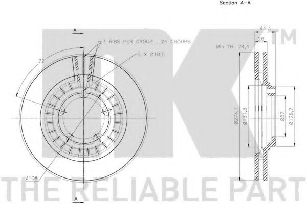 Disc frana 3