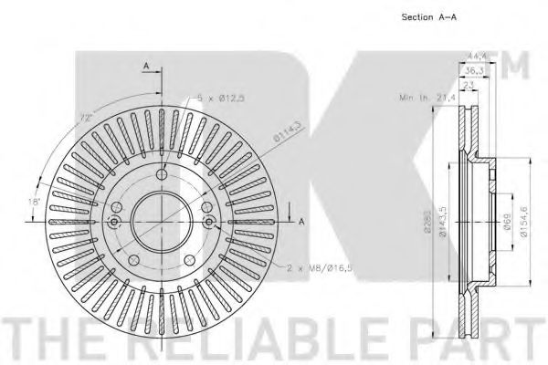 Disc frana 3