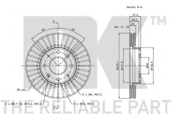 Disc frana 3