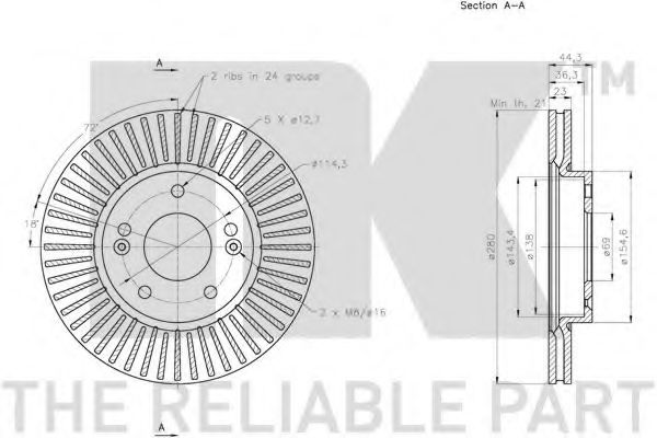 Disc frana 3