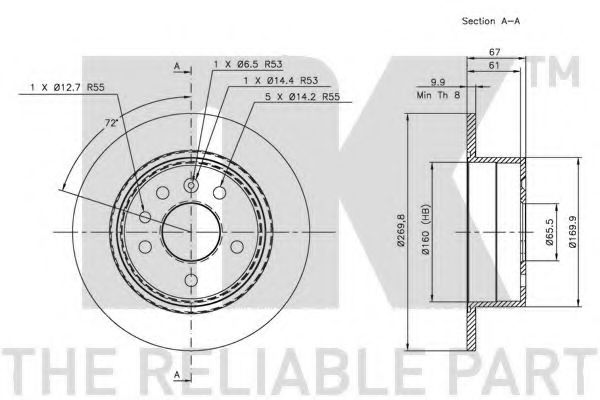 Disc frana 3