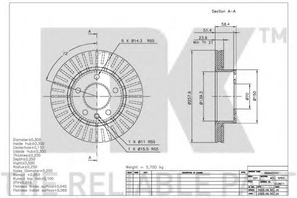 Disc frana 2