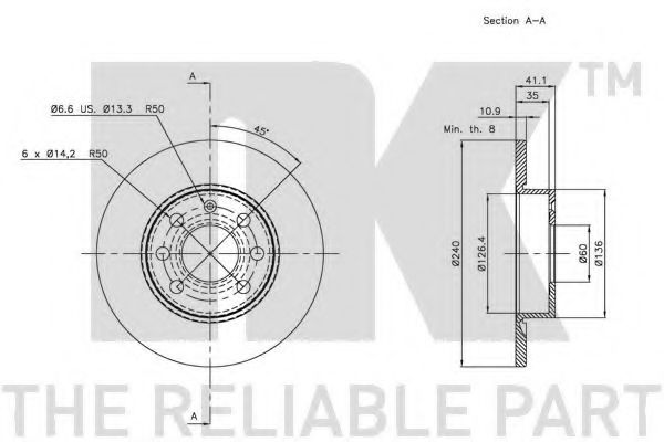 Disc frana 3