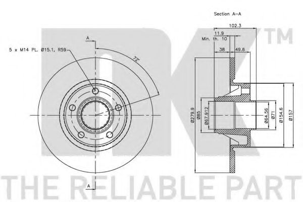 Disc frana 3