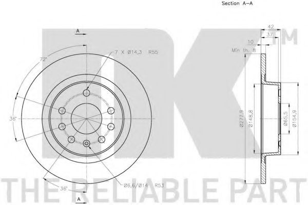 Disc frana 3
