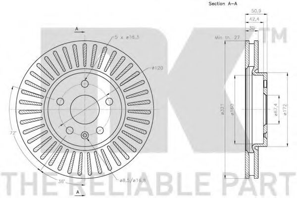 Disc frana 3