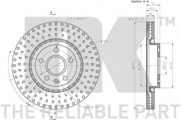 Disc frana 3