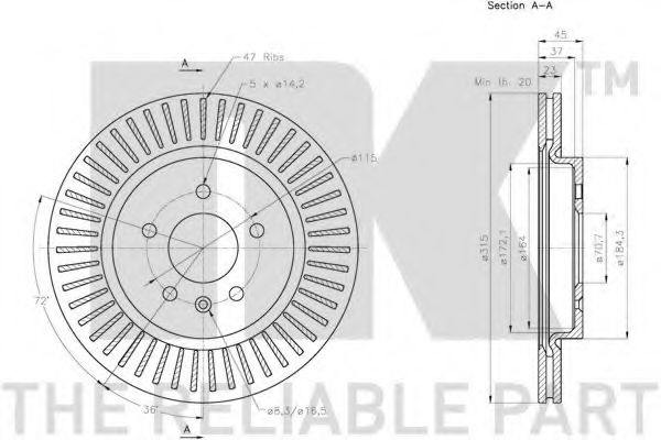 Disc frana 3