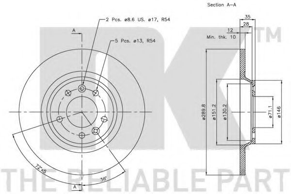 Disc frana 3