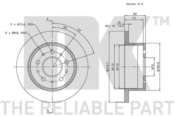 Disc frana 3