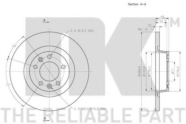 Disc frana 3