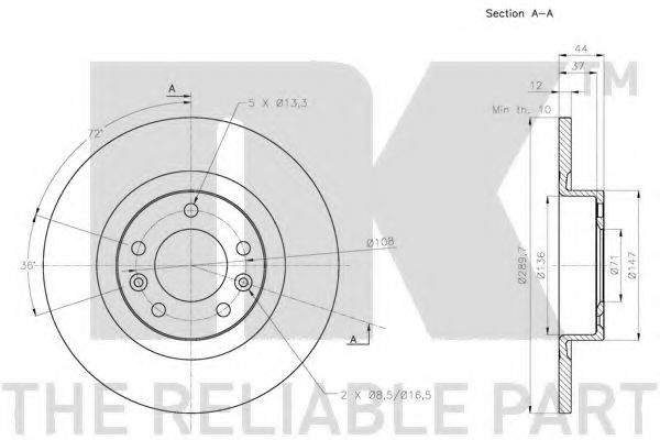 Disc frana 3