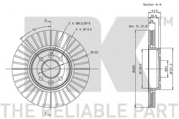 Disc frana 3