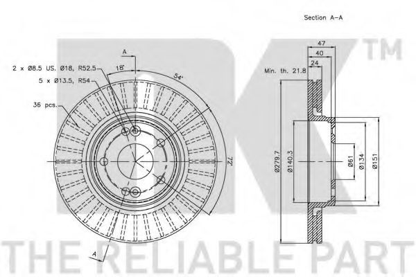 Disc frana 3