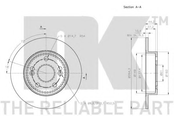 Disc frana 2