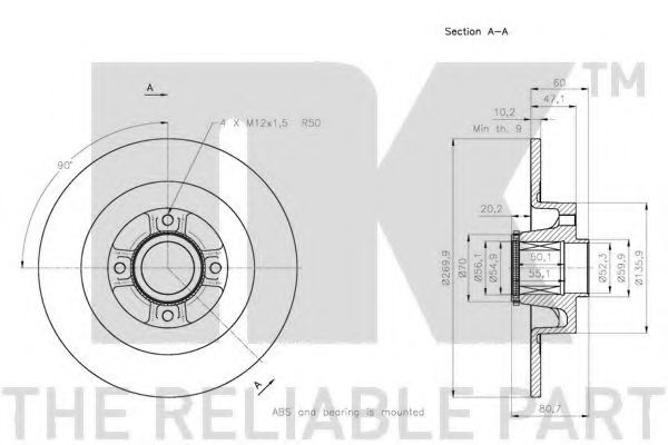 Disc frana 3
