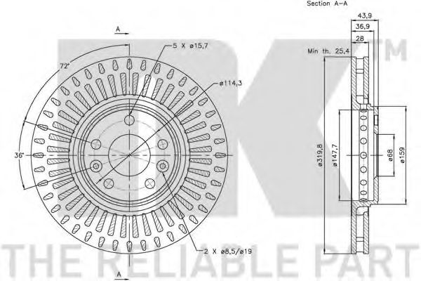 Disc frana 3